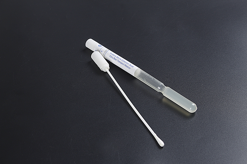 Disposable Transport Cotton Swab with Cary Blair Medium