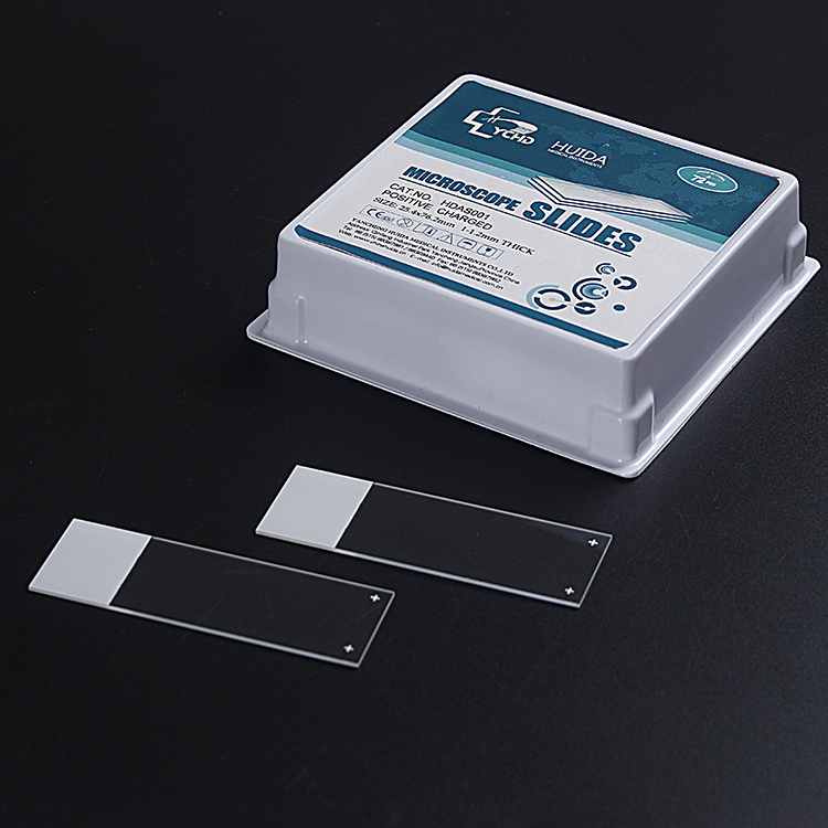 Microscope Slides Positive Charge